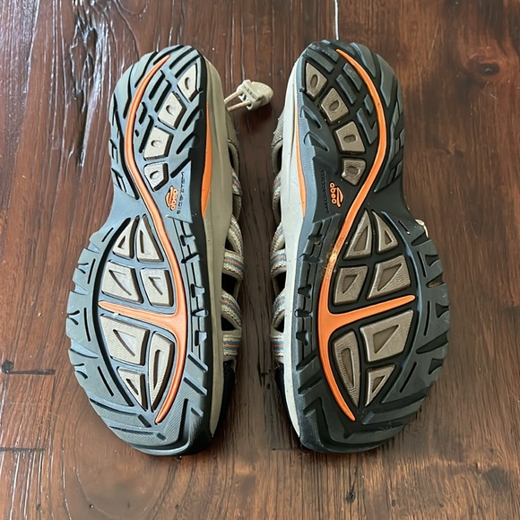 Abeo - Waterproof Delta H2O Biomechanical System Water Sport Sandals Sz 7 Brown - Picture 2 of 7